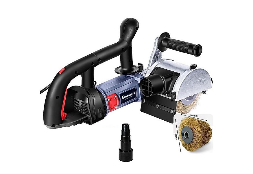 Fanzwork Walzenschleifer Satiniermaschine V2 1500 Watt mit Stahldrahtbürste günstig online kaufen