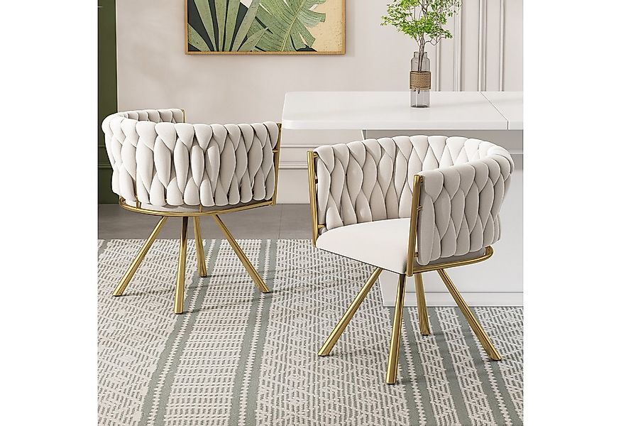 Flieks Esszimmerstuhl (360° drehbar, Set, 2 St), 2er Set Polsterstühle Dreh günstig online kaufen