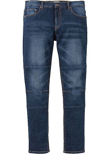 Regular Fit Stretch-Jeans m. Komfortschnitt, Tapered günstig online kaufen