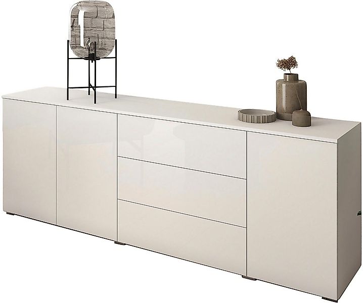 INOSIGN Sideboard PARIS (1 St), Moderne 190cm breite grifflose Kommode, vie günstig online kaufen