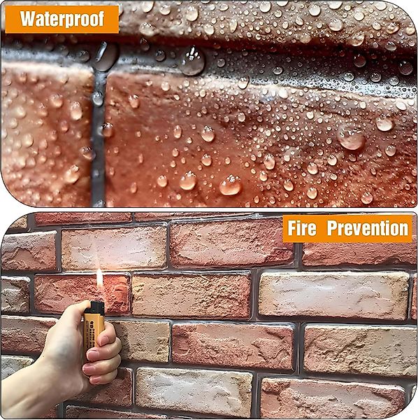 Kaket Wandtattoo 3D Wandpaneele Selbstklebend Wandtapete 30 x 30cm (10 St) günstig online kaufen