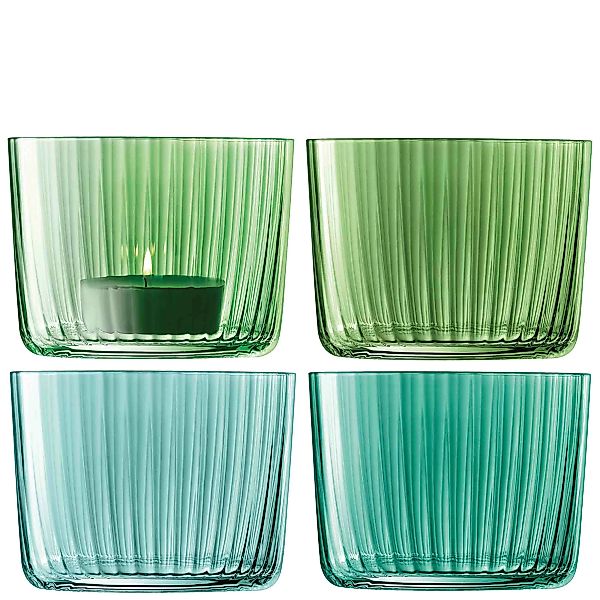 Teelichthalter Gems 4er Set, grün günstig online kaufen