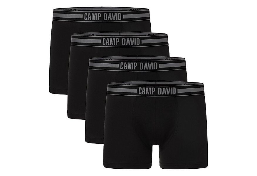 CAMP DAVID Boxer Herren Boxershort 4er Pack Baumwolle (Packung, 4er Pack) günstig online kaufen