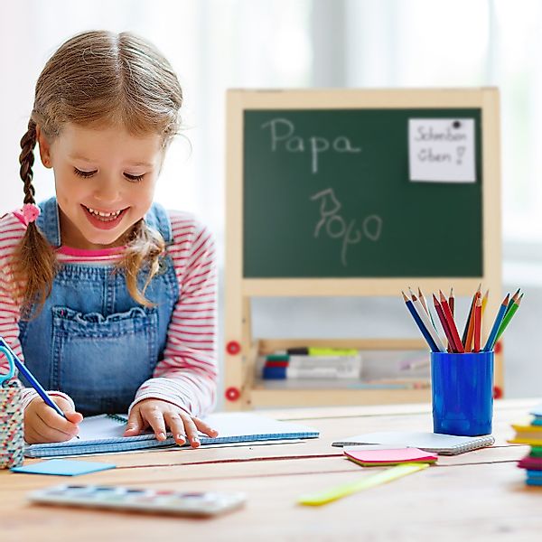 relaxdays Standtafel Kinder mit Whiteboard günstig online kaufen