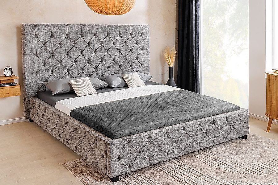 riess-ambiente Bett PARIS 180x200 cm grau günstig online kaufen