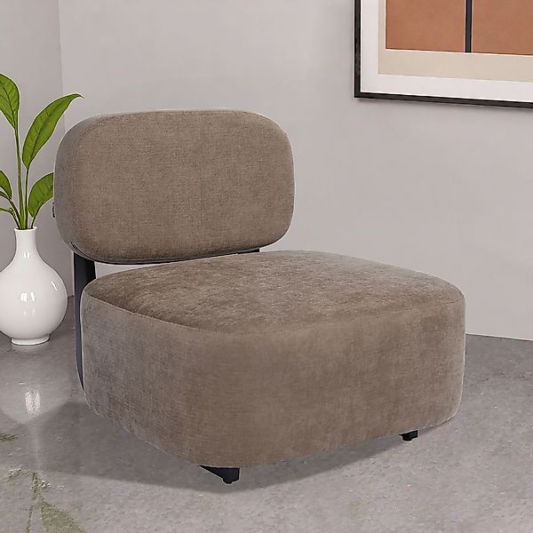 Home affaire Loungesessel »LIORAN Designsessel mit filigranem Holzgestell« günstig online kaufen