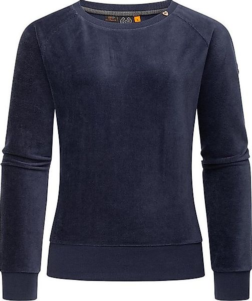 Ragwear Sweater Johanka Velvet Stylischer Damen Pullover in Cord-Optik günstig online kaufen