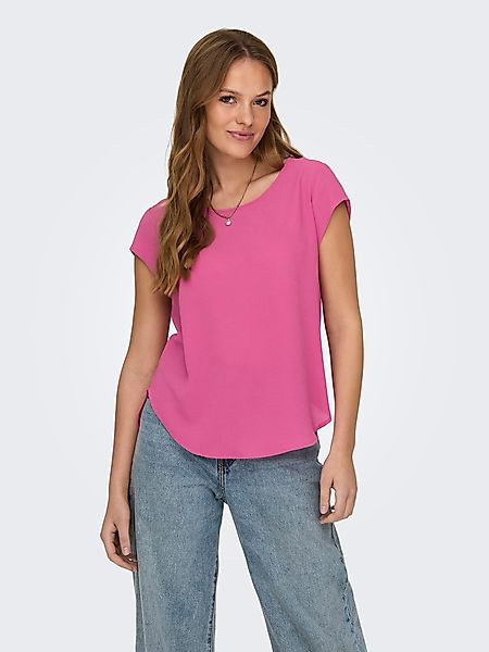 ONLY Kurzarmbluse ONLVIC S/S SOLID TOP günstig online kaufen