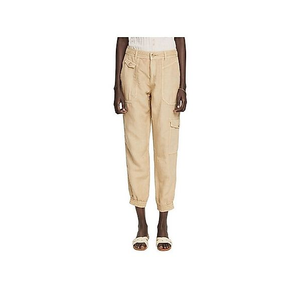Esprit Cargohose Damen Cargohose für Damen in beige (1-tlg) günstig online kaufen