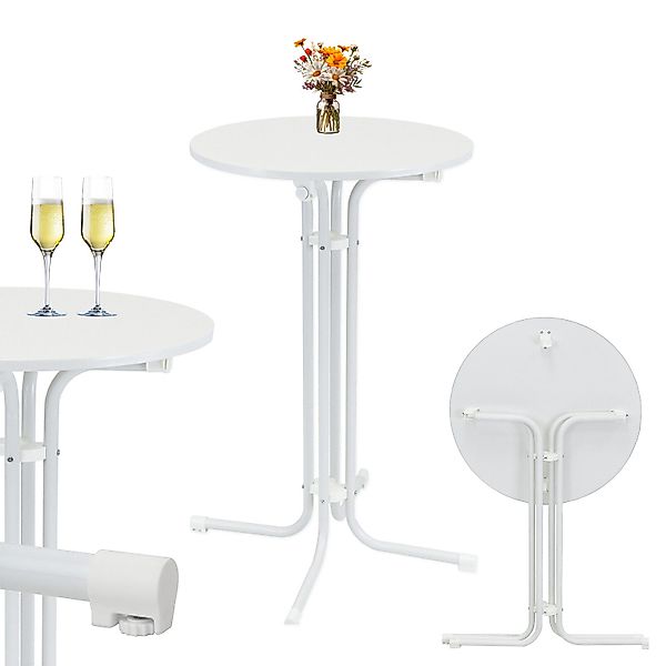 TRUTZHOLM Stehtisch klappbar Ø 70 cm günstig online kaufen