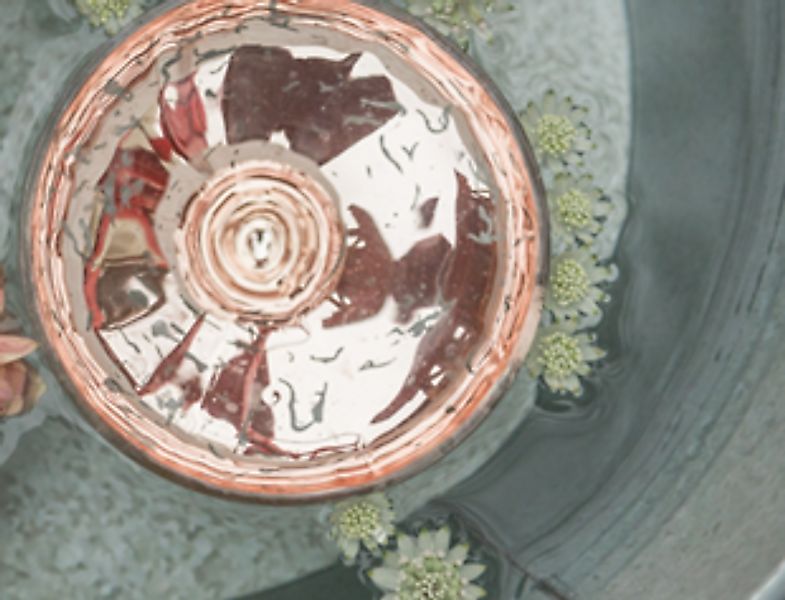 Glasschwimmlicht Ø8cm, rotpink günstig online kaufen