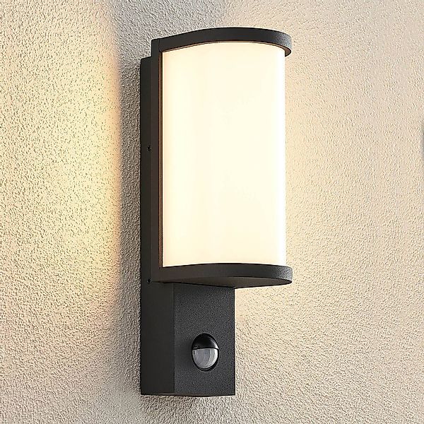 Lucande Jokum LED-Außenwandlampe, IP54, Sensor günstig online kaufen