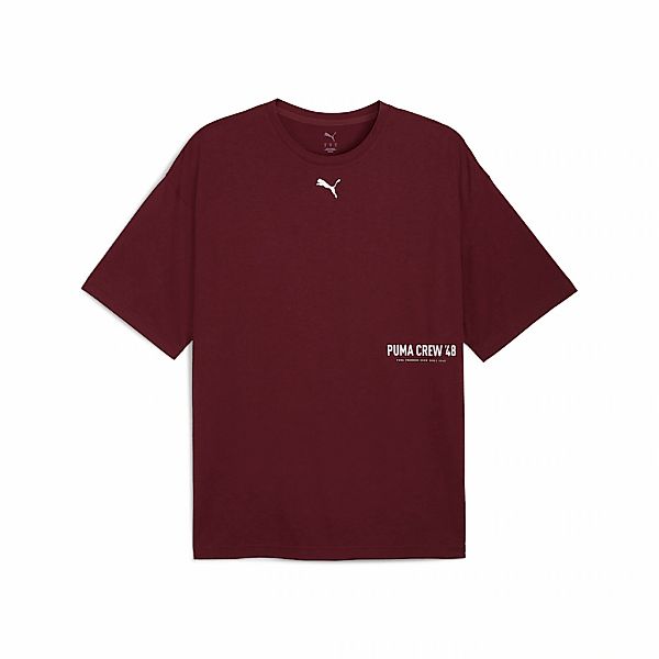 PUMA Trainingsshirt "M GRAPHIC OVERSIZE TEE" Kurzarm-Design, sportlicher St günstig online kaufen