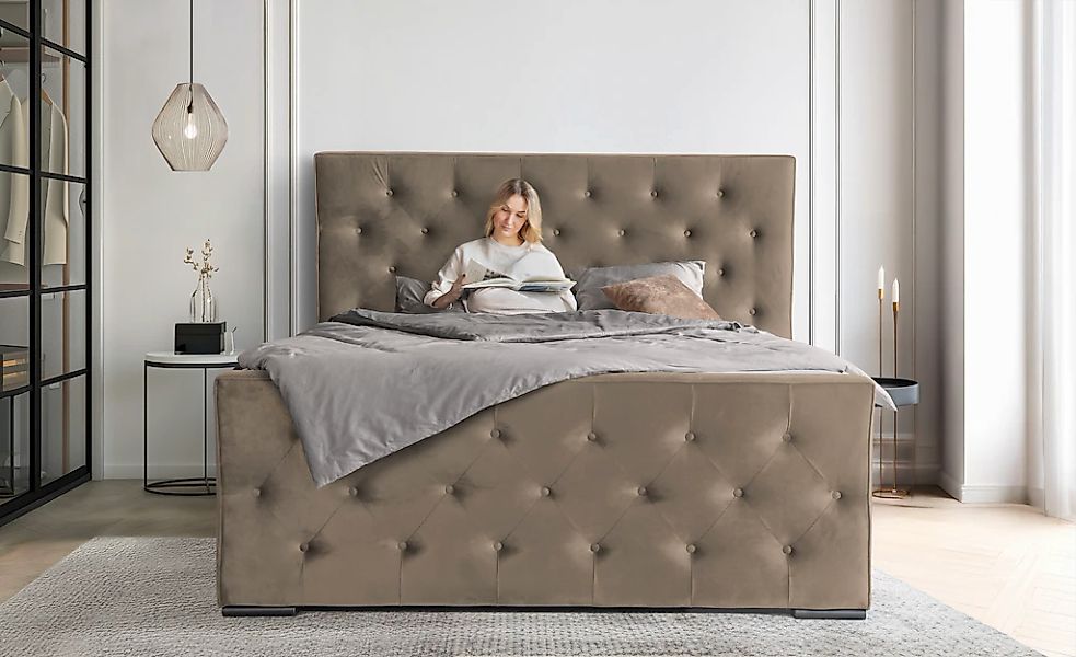 COLLECTION AB Boxspringbett "Florence erhältlich in der Breite 180cm", inkl günstig online kaufen