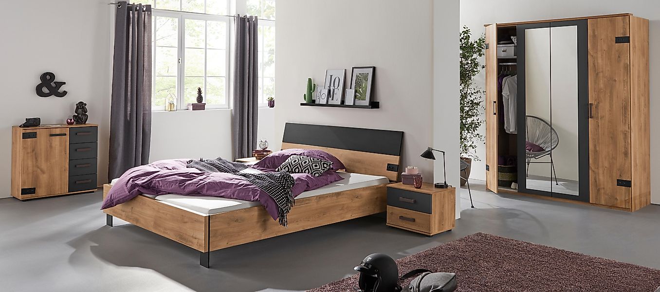 Wimex Drehtürenschrank "Malmö, Kleiderschrank mit Spiegel, Made in Germany" günstig online kaufen