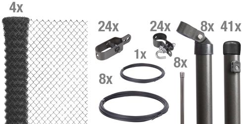 Alberts Maschendrahtzaun Höhe: 80 - 200 cm, Gesamtlänge: 15 - 100 m, zum Ei günstig online kaufen