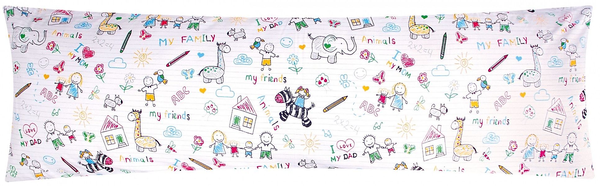 Heubergshop Seitenschläferkissenbezug, (1 Stück), 40x145cm Familie günstig online kaufen