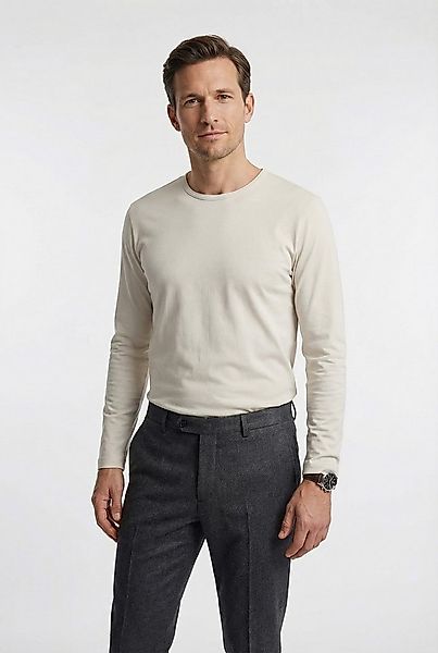 OLYMP Longsleeve Single Jersey, unifarben, regular fit, Rundhals, casual günstig online kaufen