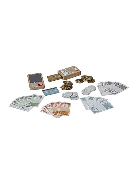 vertbaudet Spielküche Kinder Spielgeld-Set, Holz Holz günstig online kaufen
