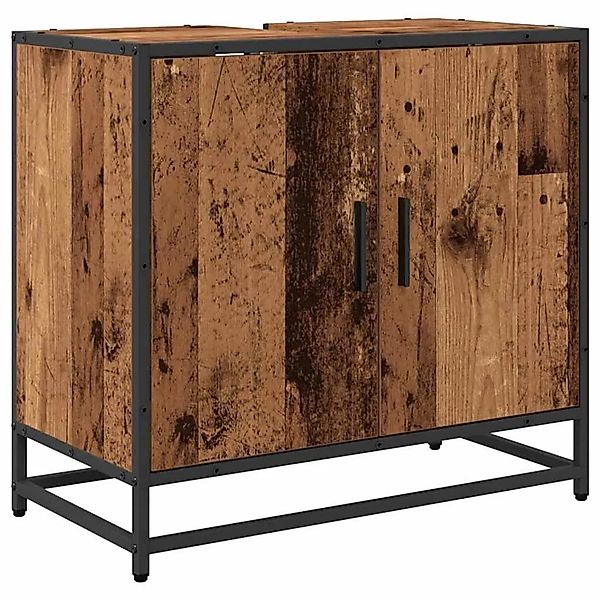 vidaXL Waschbeckenschrank Altholz 65 x 33 x 60 cm Holzwerkstoff 883614 günstig online kaufen