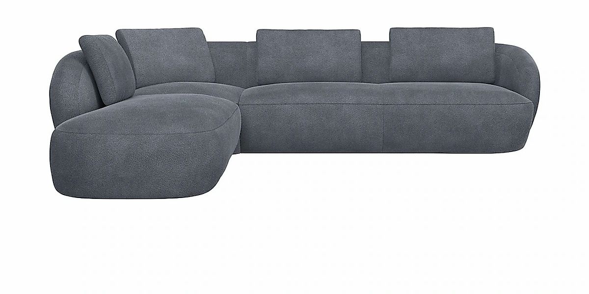 FLEXLUX Ecksofa "Torino, rund, L-Form, Sofa-Ecke mit Ottomane" Modernes, or günstig online kaufen