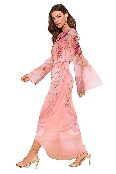LIPSY Maxikleid Lipsy Maxikleid mit Print und ausgestellten Ärmeln (1-tlg) günstig online kaufen