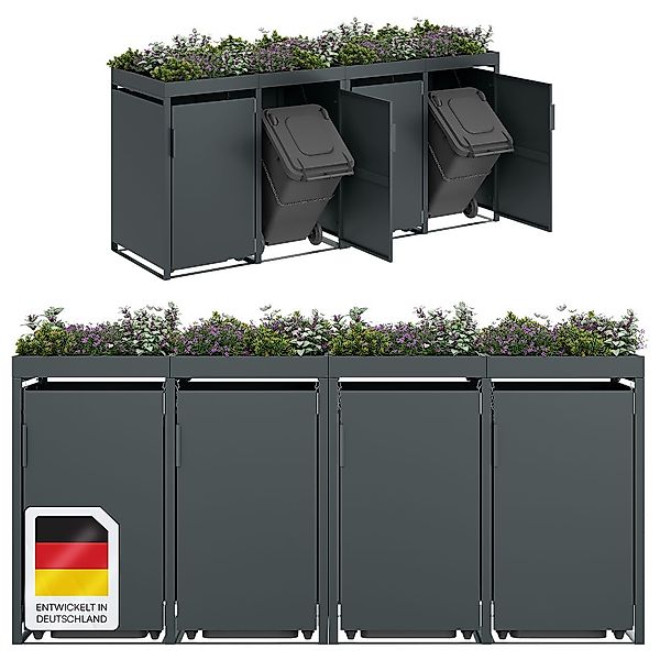 STEELSØN Mülltonnenbox Thoria 240L aus verzinktem günstig online kaufen