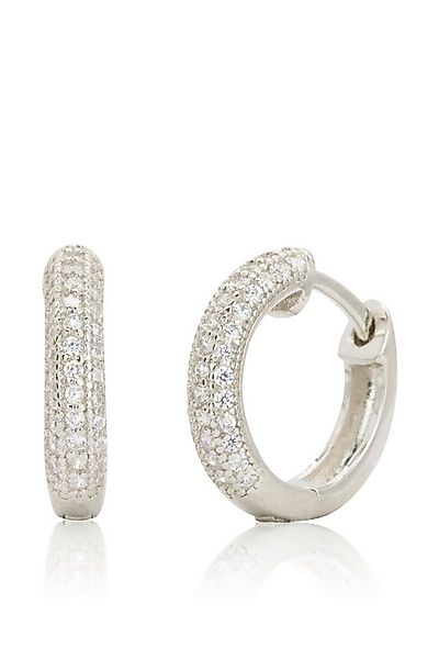 SCHEPPE SCHMUCK Paar Creolen Damen Ohrringe - Huggie - 925 Sterling Silber günstig online kaufen