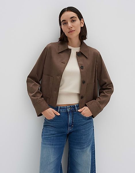 someday Kurzjacke NYLAN Regular in Veloursleder günstig online kaufen