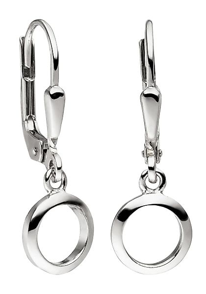 JOBO Paar Ohrhänger "Kreis-Ohrringe", 925 Silber rhodiniert günstig online kaufen