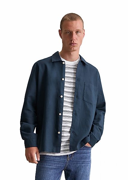 Marc OPolo DENIM Langarmhemd "aus Leinen und Bio-Baumwolle" günstig online kaufen