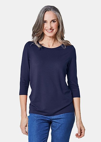 GOLDNER 3/4-Arm-Shirt Kombifreundliches Shirt mit ¾ günstig online kaufen