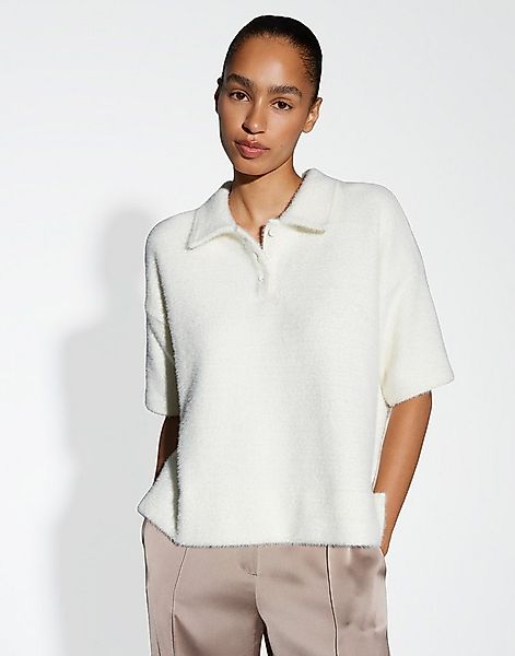 OPUS Sweatshirt GELUDI Loose aus flauschigem Effektgarn günstig online kaufen