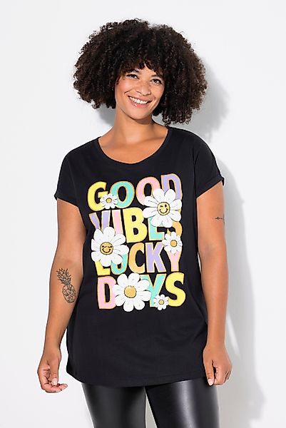 Angel of Style T-Shirt T-Shirt Blumen/Statement-Motiv günstig online kaufen