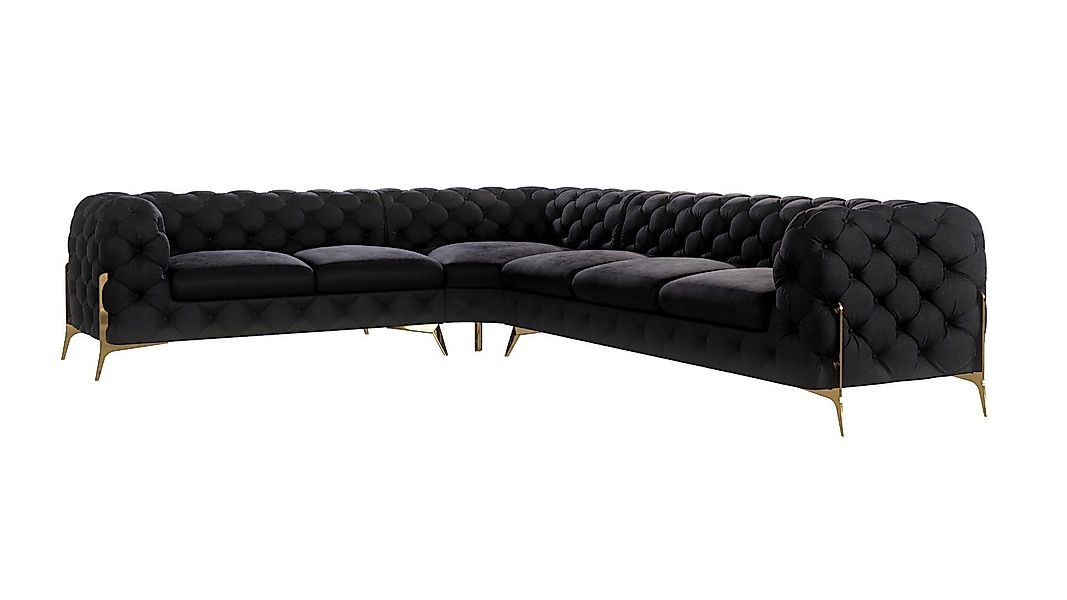 S-Style Möbel Ecksofa Ashley, Chesterfield mit günstig online kaufen