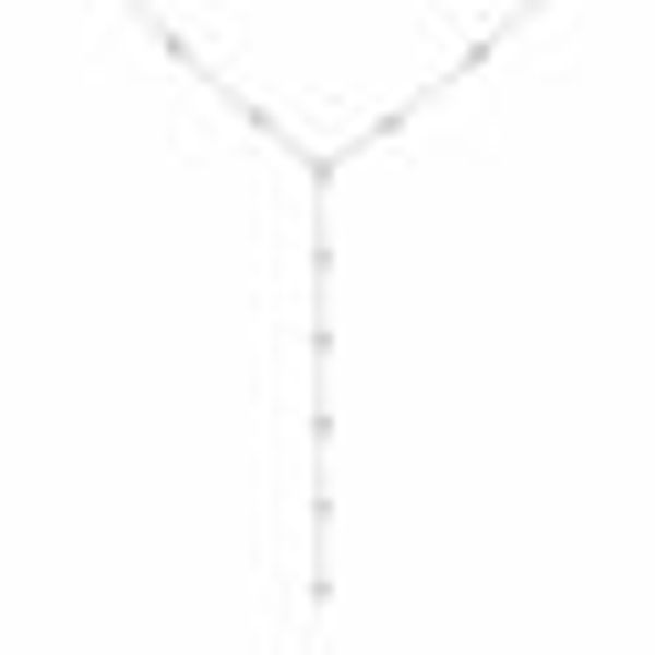 Halskette 925 Silber rhodiniert Y-Kette mit Zirkonia günstig online kaufen