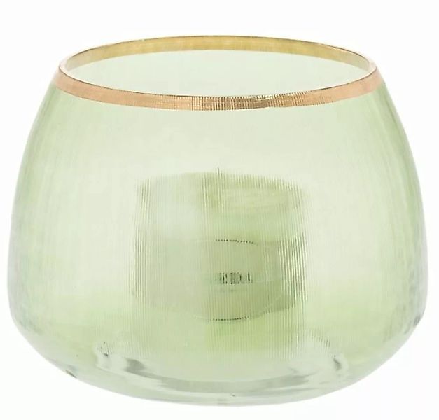 Riverdale Windlichter ohne Henkel Teelichthalter Blair grün 19 cm (grün) günstig online kaufen