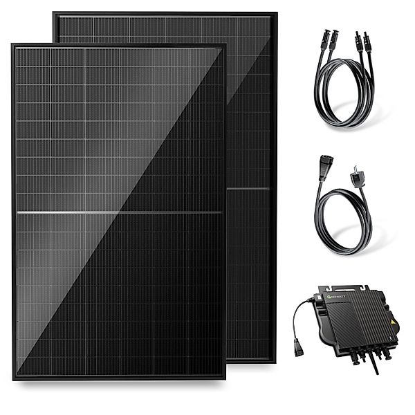 Solakon Balkonkraftwerk 1000W 800W Solaranlage Steckerfertig Komplettset Ph günstig online kaufen