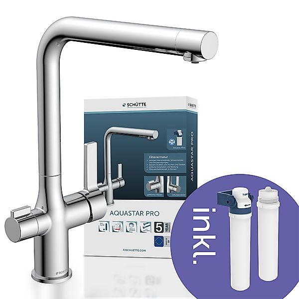 Schütte Spültischarmatur »AQUASTAR PRO«, mit Filtersystem für Trinkwasser, günstig online kaufen