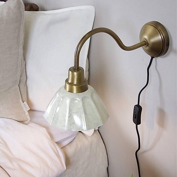 PR Home Wandlampe Ester, naturweiß, Ausladung 34 cm, Metall günstig online kaufen