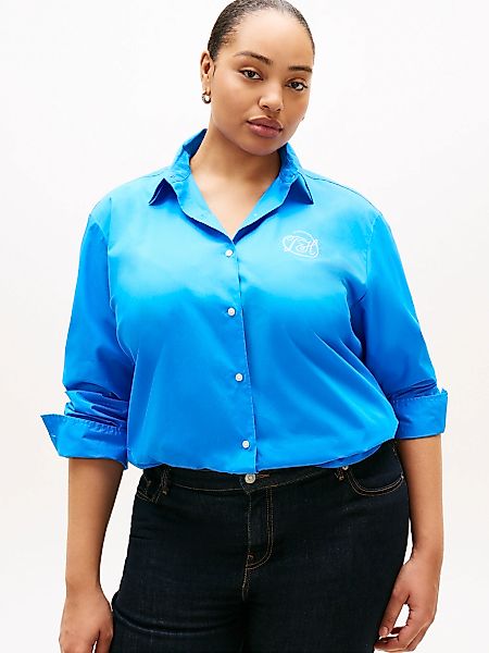 Tommy Hilfiger Curve Hemdbluse "CRV COTTON EASY SHIRT" günstig online kaufen