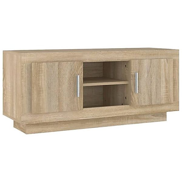 vidaXL TV-Schrank TV-Board Sonoma-Eiche 102x35x45 cm Holzwerkstoff günstig online kaufen