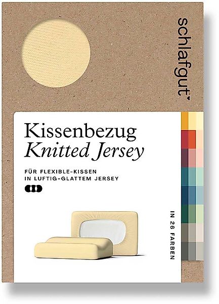 Schlafgut Kissenbezug »Pure flexibler Kissenbezug für Nackenstützkissen«, ( günstig online kaufen