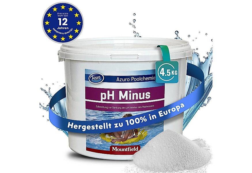 Azuro Poolpflege PH Minus für Pools PH Senker Granulat zur effektiven PH We günstig online kaufen