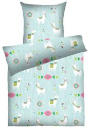 Dyckhoff Bettwäsche "Lama" 2 Stk. tlg. in Frottier Qualität, mit Lama Motiv günstig online kaufen