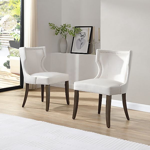 MODFU Esszimmerstuhl mit Beinen aus Massivholz günstig online kaufen