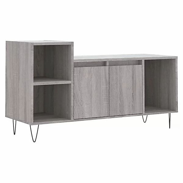 VidaXL TV-Schrank Grau Sonoma 100x35x55 cm Holzwerkstoff  Modell 4 günstig online kaufen