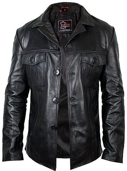 MDM Lederjacke Herren Lederjacke Ledersakko leichte Lamm Jacke Blazer auch günstig online kaufen