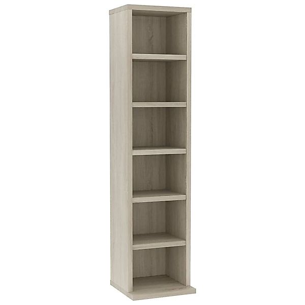 vidaXL CD-Regal, CD-Schrank Sonoma-Eiche 21x20x88 cm günstig online kaufen