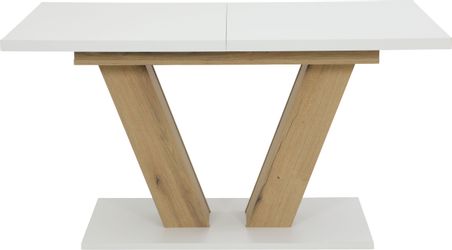 HELA Säulen-Esstisch "HAMM" 1 Stk. tlg. ausziehbar,ABS-Kante,Melamin,Synchr günstig online kaufen